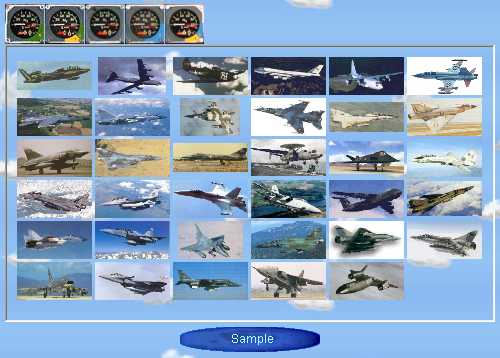 Preview half size for Military planes game addon