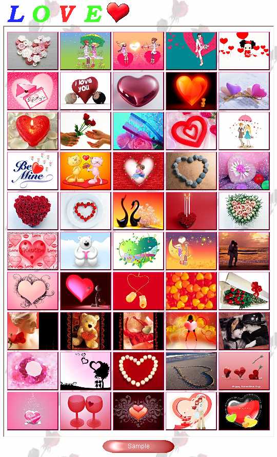 Preview half size for Valentine's Day 2013 game addon