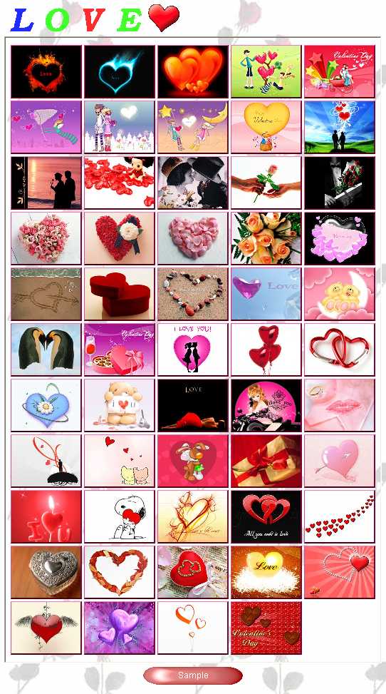 Preview half size for Valentine's Day game addon